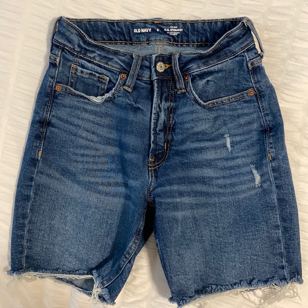 High Waisted Denim Shorts